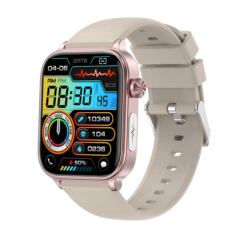 Hosmarte Sugar Pro 6 Ecg Blood Glucose Intelligent Micro-Physical Examination Stress Monitoring Smartwatch