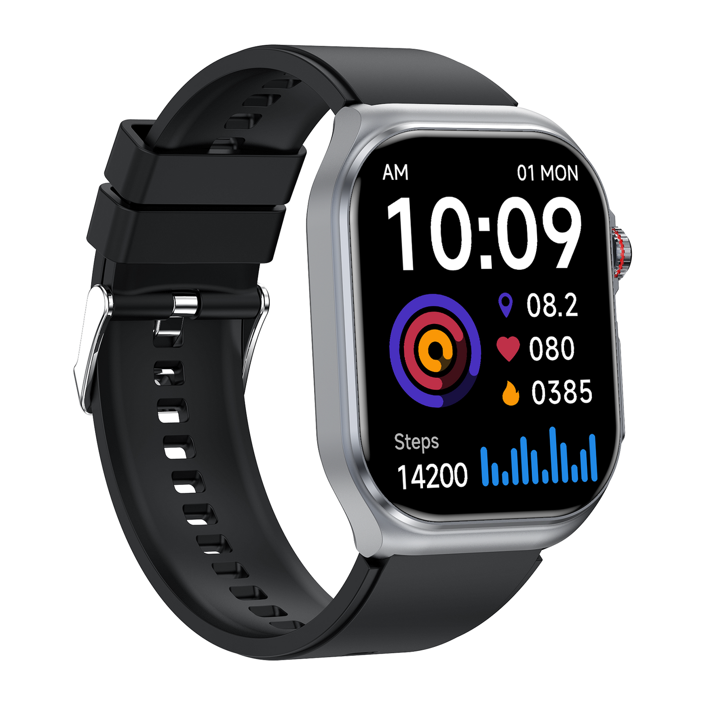 Hosmarte ET585 Premium Health Smartwatch Non-Invasive Blood Sugar/ECG Monitor