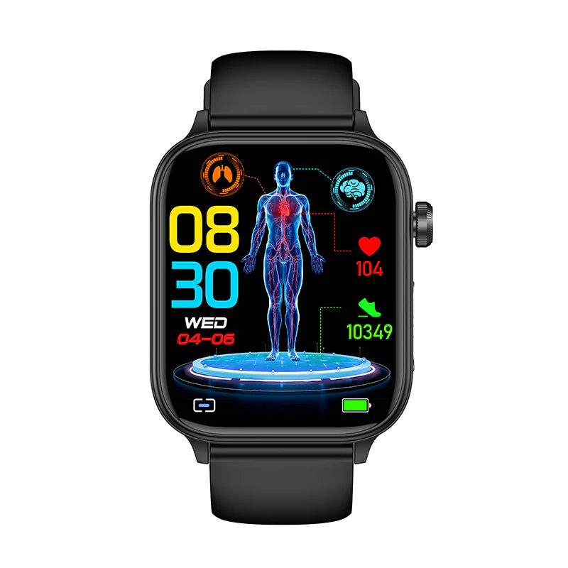 Hosmarte Sugar Pro 6 Ecg Blood Glucose Intelligent Micro-Physical Examination Stress Monitoring Smartwatch