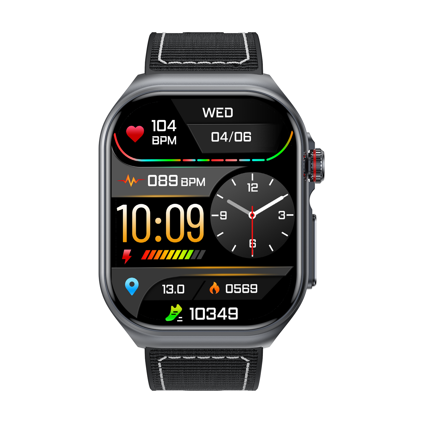 Hosmarte ET585 Premium Health Smartwatch Non-Invasive Blood Sugar/ECG Monitor