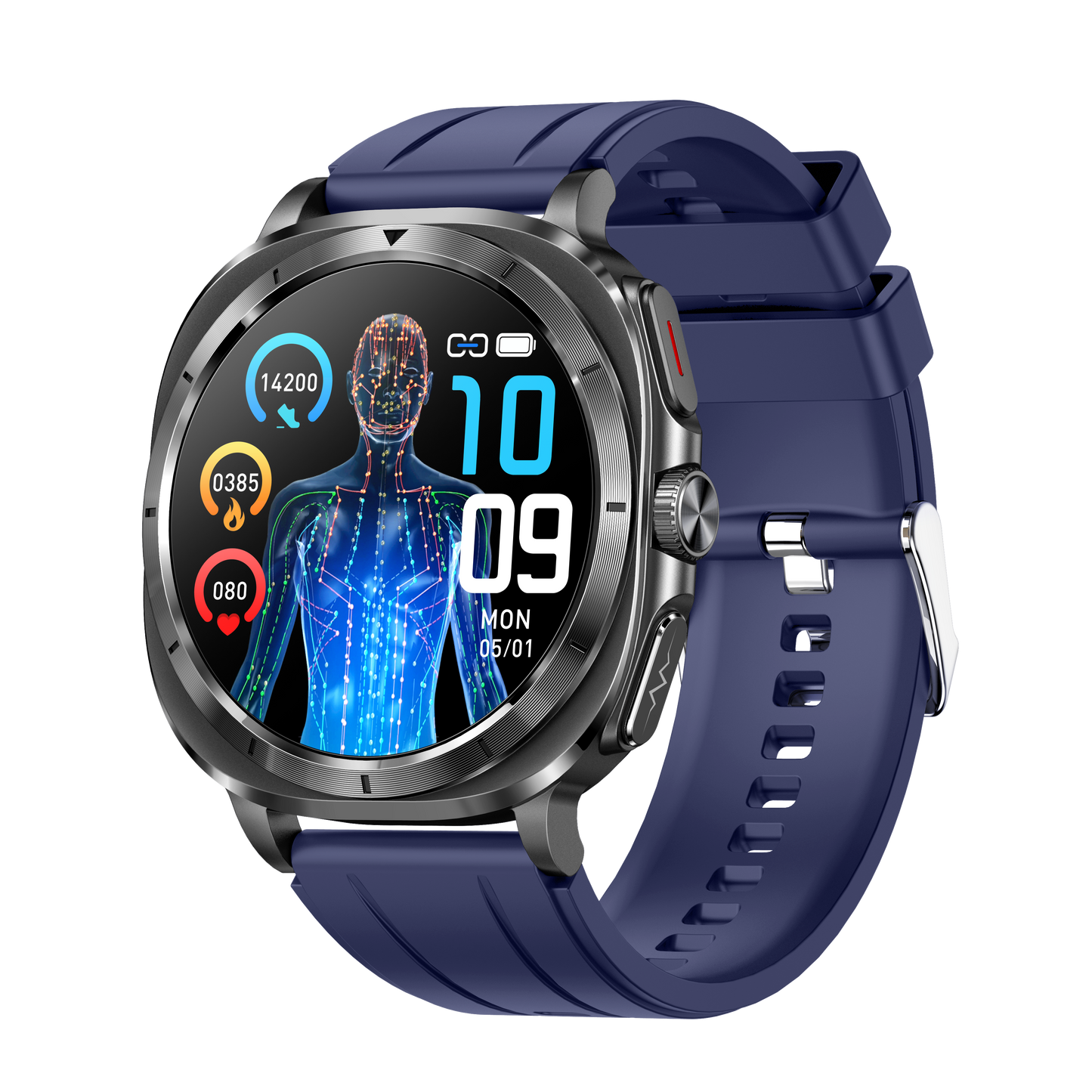 Hosmarte ET492 Premium Health Smartwatch ECG + Blood Glucose