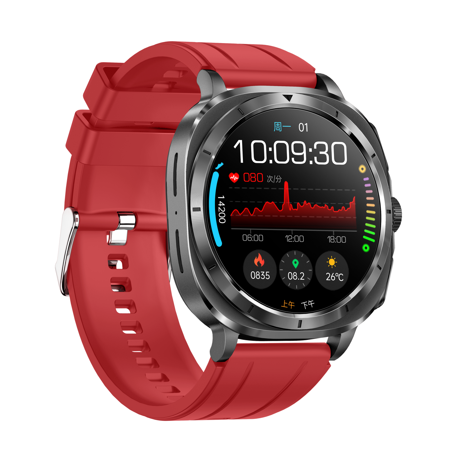 Hosmarte ET492 Premium Health Smartwatch ECG + Blood Glucose