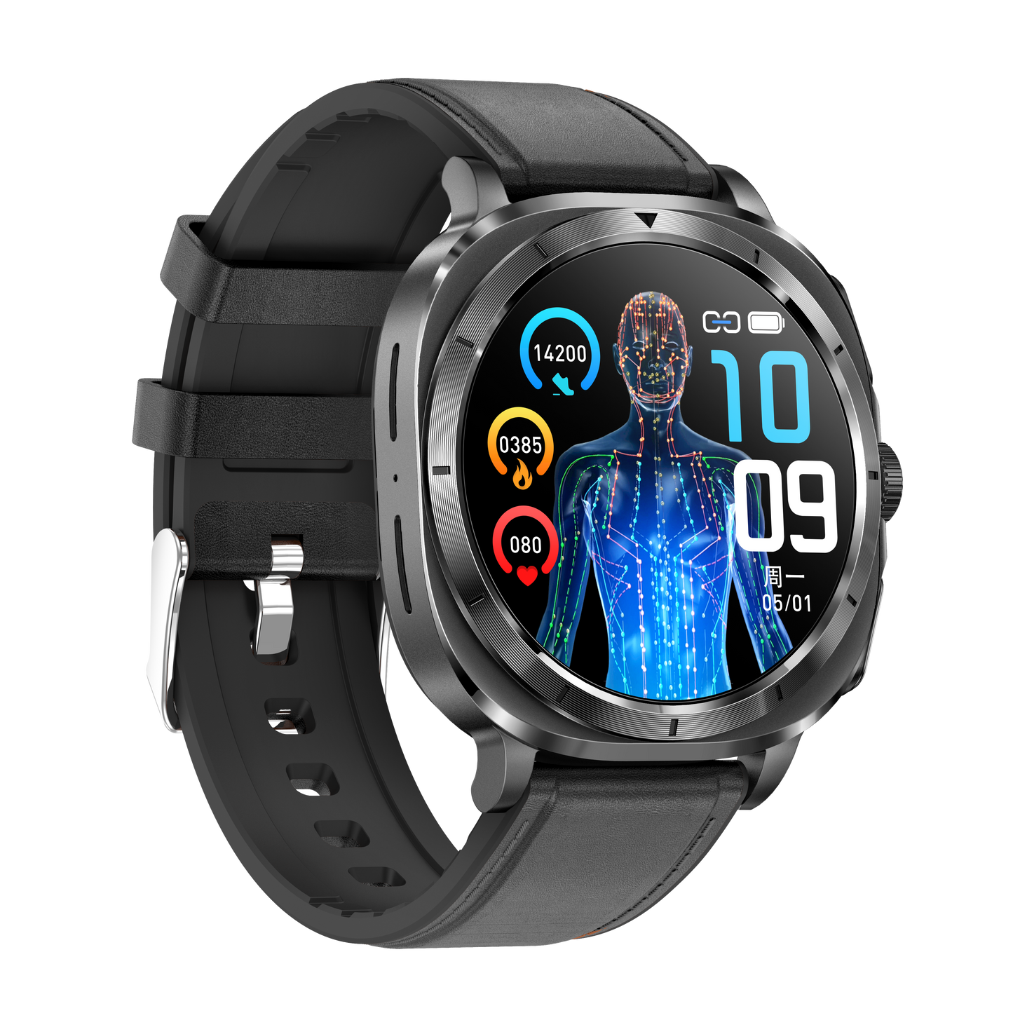 Hosmarte ET492 Premium Health Smartwatch ECG + Blood Glucose