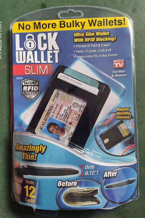 Man Secure Lock Wallet