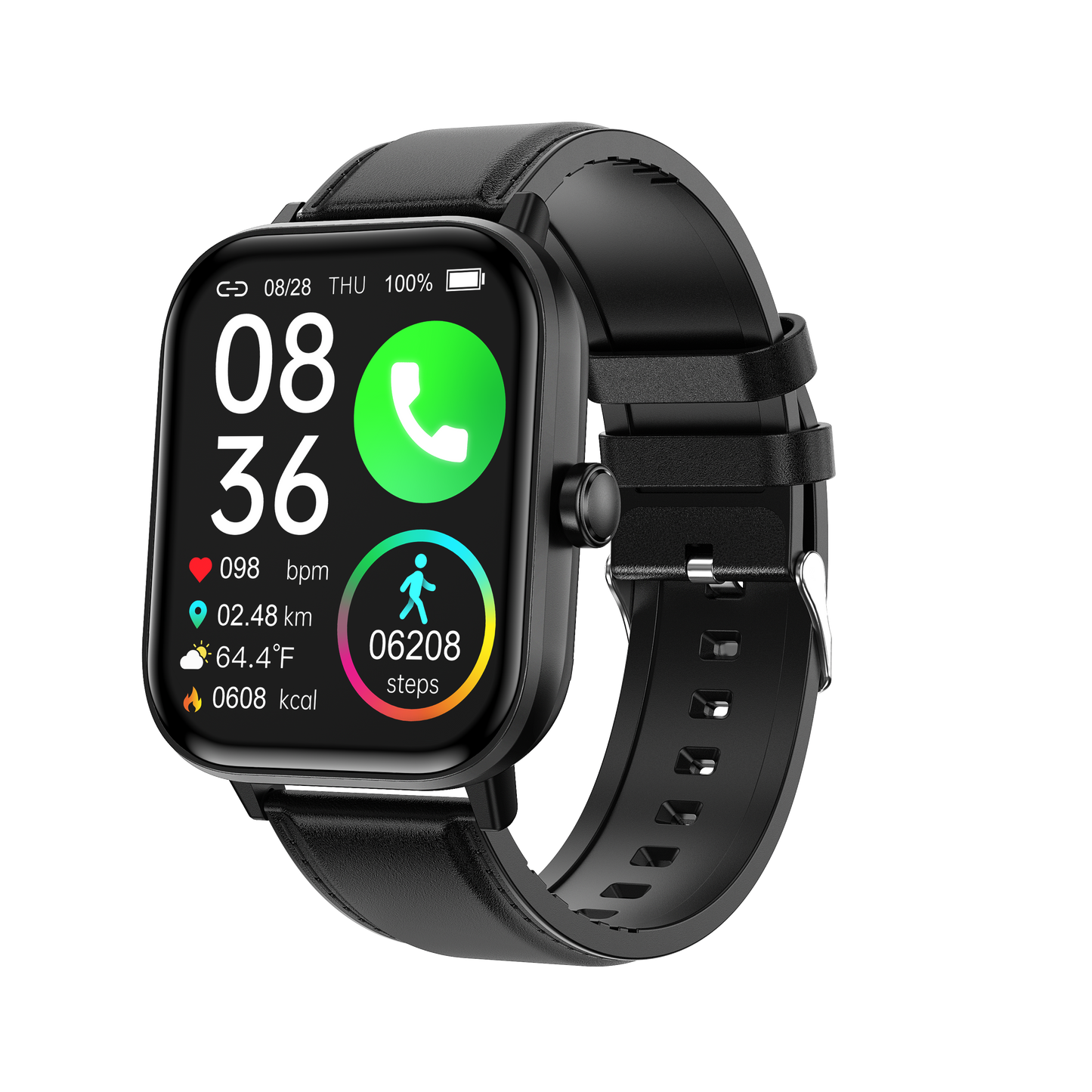 Hosmarte Sugar PRO 2 | Blood Glucose Monitoring Smartwatch, Smart Watch for Non-Invasive Blood Glucose Testing, Stylish Smart Watch with Blood Oxygen Tracking