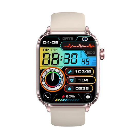 Hosmarte Sugar Pro 6 Ecg Blood Glucose Intelligent Micro-Physical Examination Stress Monitoring Smartwatch