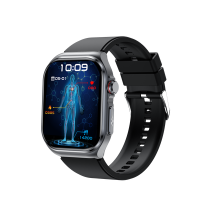 Hosmarte ET585 Premium Health Smartwatch Non-Invasive Blood Sugar/ECG Monitor