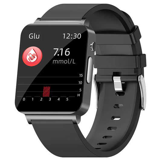 Hosamrte ECG+PPG Blood Sugar Monitoring Health Smart Sports Watch, Blood Glucose Monitoring Smartwatch, Smart Watch for Non-Invasive Blood Glucose Testing