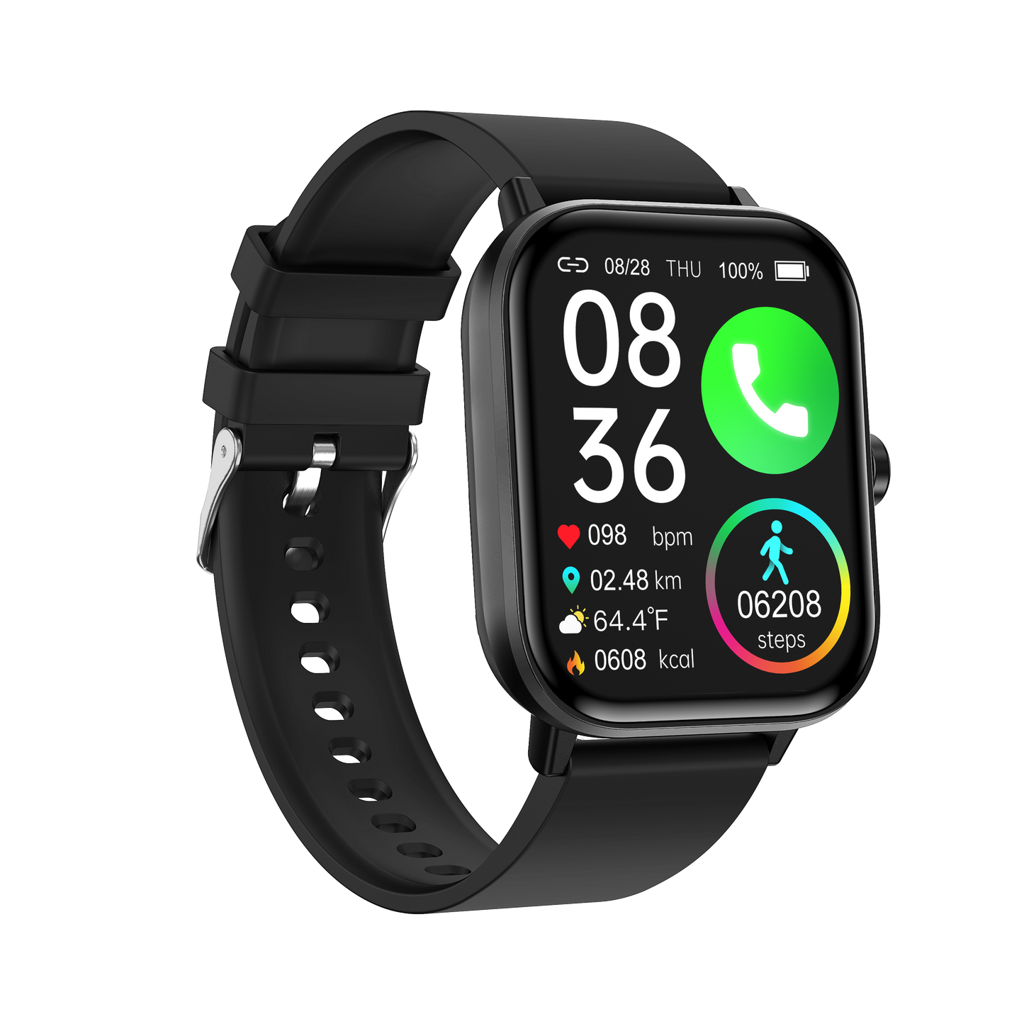Hosmarte Sugar PRO 2 | Blood Glucose Monitoring Smartwatch, Smart Watch for Non-Invasive Blood Glucose Testing, Stylish Smart Watch with Blood Oxygen Tracking