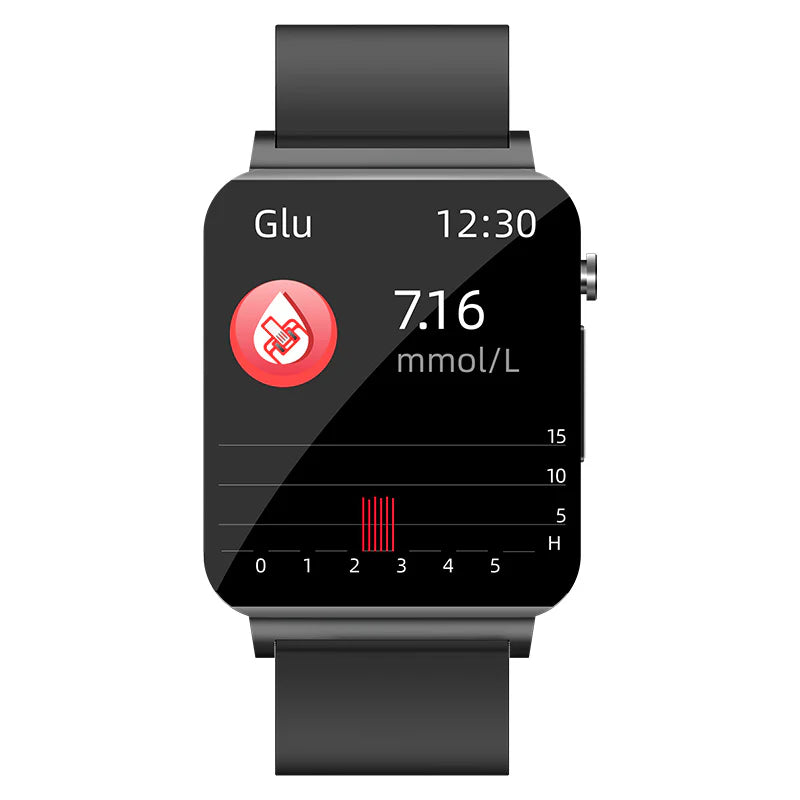 Hosamrte ECG+PPG Blood Sugar Monitoring Health Smart Sports Watch, Blood Glucose Monitoring Smartwatch, Smart Watch for Non-Invasive Blood Glucose Testing