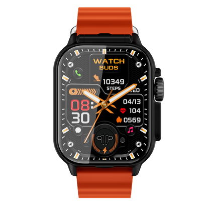 Hosmarte GT8 BUDS Smartwatch – 2-in-1 Earbuds | Heart Rate, SpO₂, Blood Pressure, Sleep Monitoring & Bluetooth Calling