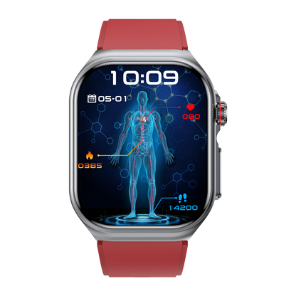 Hosmarte ET585 Premium Health Smartwatch Non-Invasive Blood Sugar/ECG Monitor