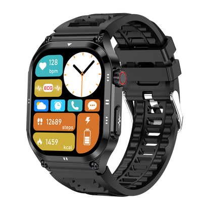 Hosmarte ET281 Advanced Health Smartwatch Non-Invasive Blood Sugar/ECG/Uric Acid Monitor