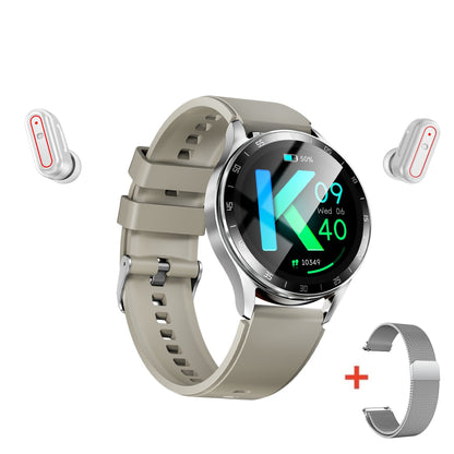 HosmarteX10 Smartwatch & Bluetooth Earbuds 2-in-1, TWS Wireless Dual Ear Call & Music, Fashionable Multifunctional Waterproof, Hot-Selling Upgraded Version X7