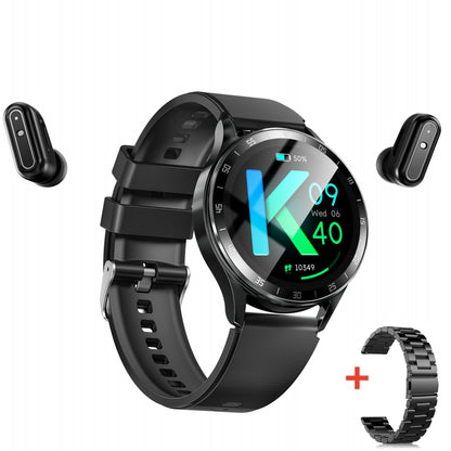 HosmarteX10 Smartwatch & Bluetooth Earbuds 2-in-1, TWS Wireless Dual Ear Call & Music, Fashionable Multifunctional Waterproof, Hot-Selling Upgraded Version X7