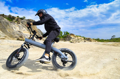 Off road variable speed folding electric bike