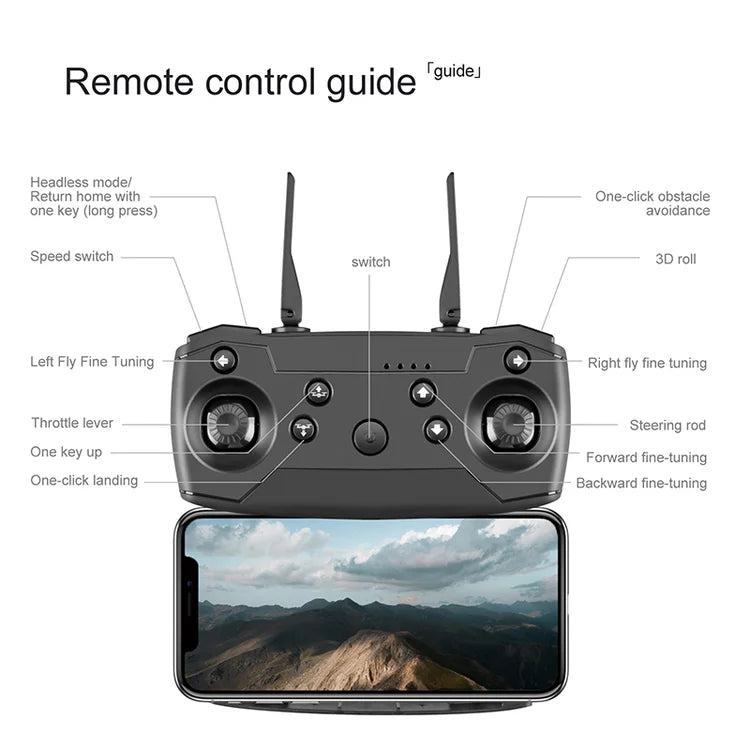 S85 Pro Drone 4k with Profesional HD Dual Camera